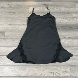 Slip dress with lace details